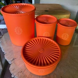 Vintage Tupperware Canister Set of 4